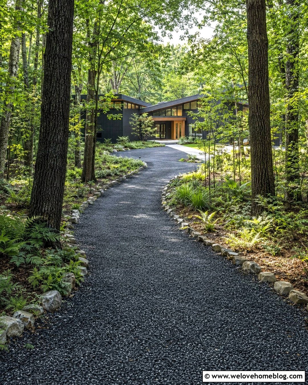 Existing Woodland Driveway - 20 Treelined Driveway Ideas