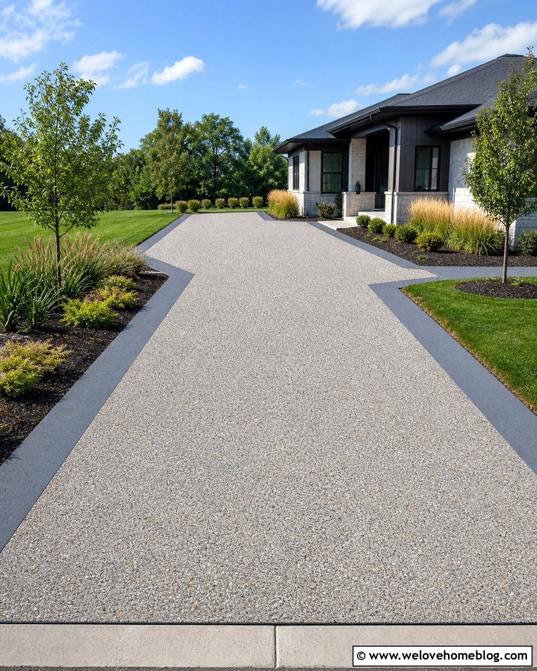 Exposed Aggregate Concrete Driveway Resurfacing - 30 Concrete Driveway Resurfacing Ideas