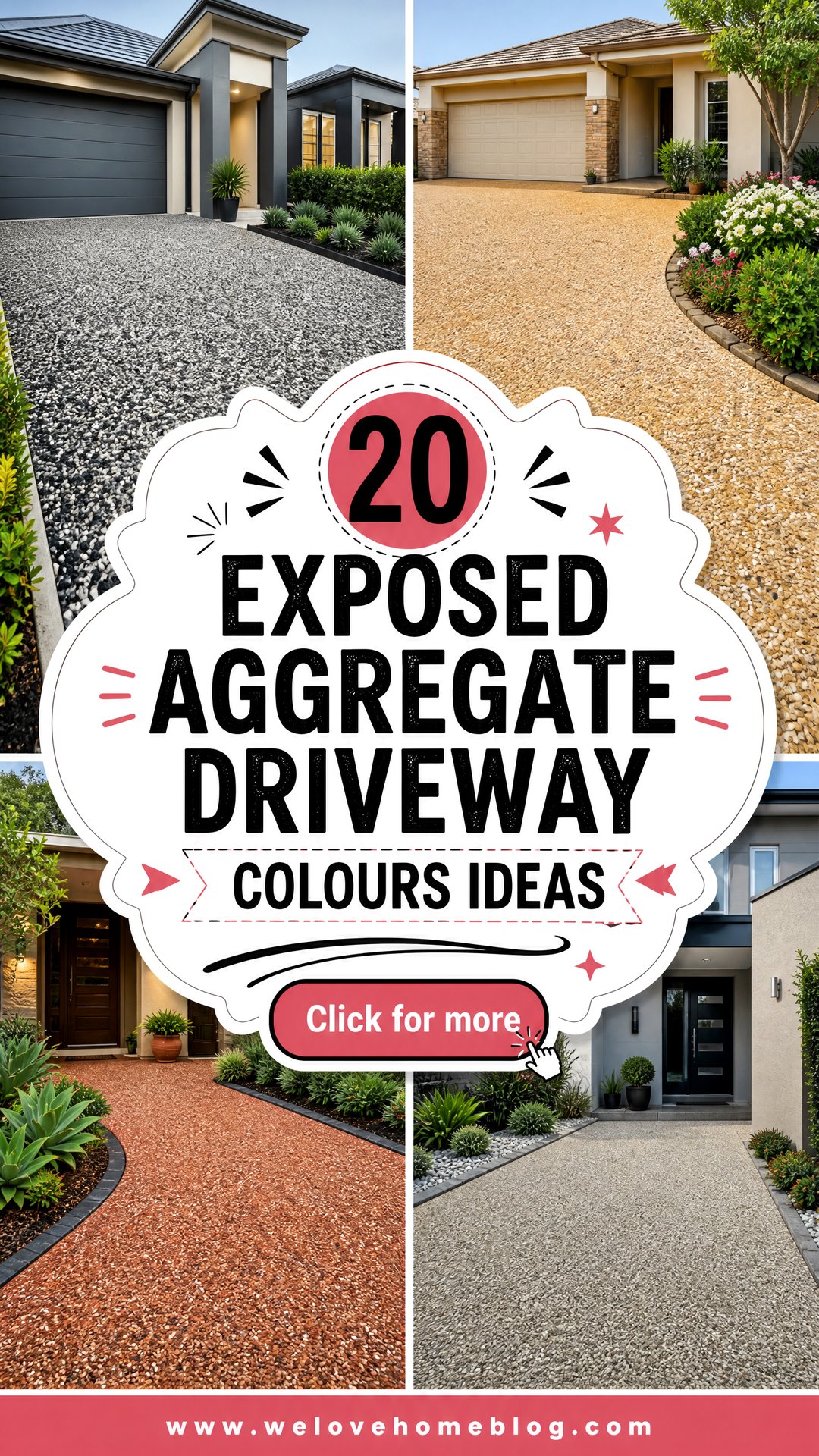 20 Exposed Aggregate Driveway Colours Ideas for Chic Homes - 20 Exposed Aggregate Driveway Colours Ideas for Chic Homes