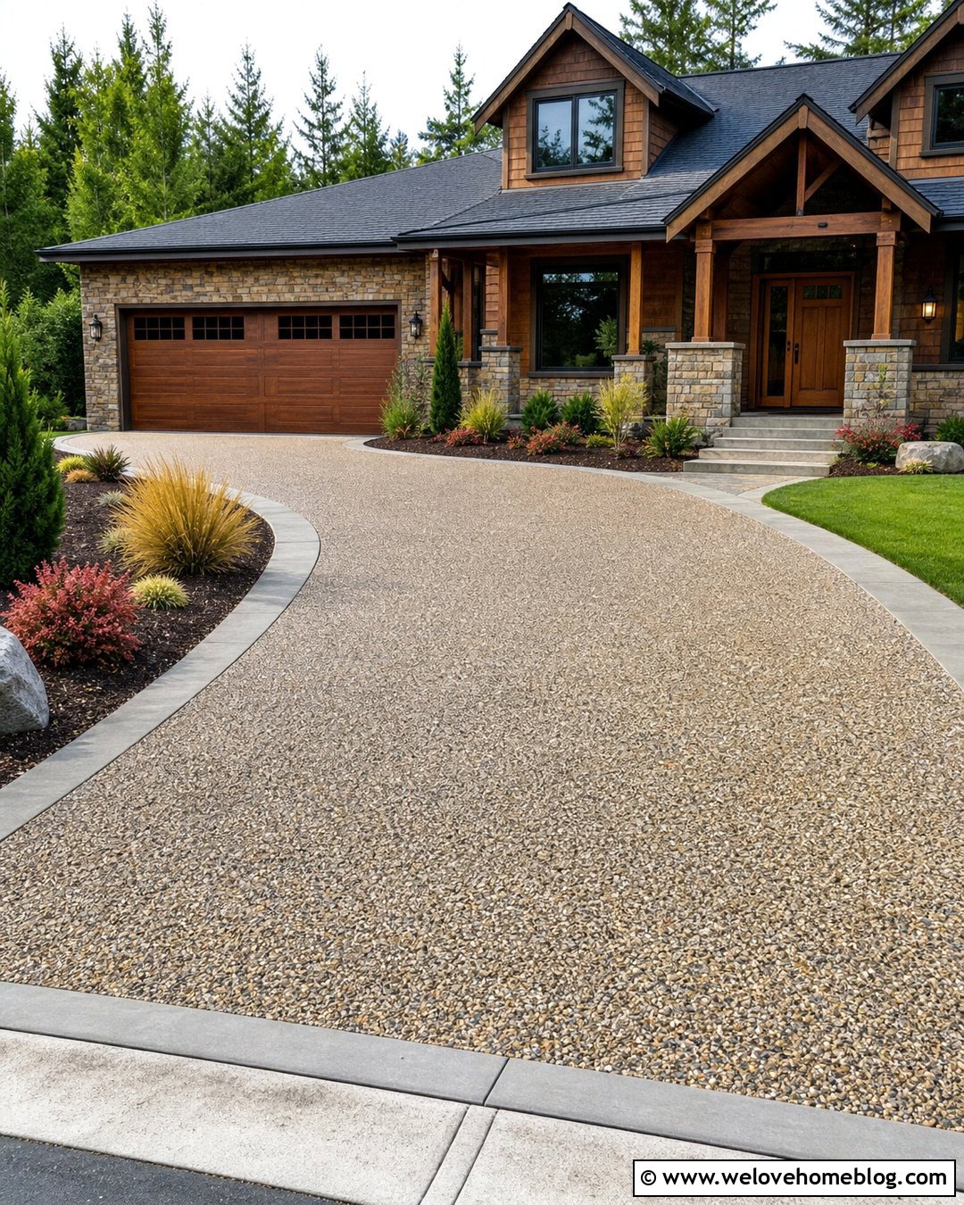 Exposed Aggregate Driveway PNG - 20 driveway png ideas
