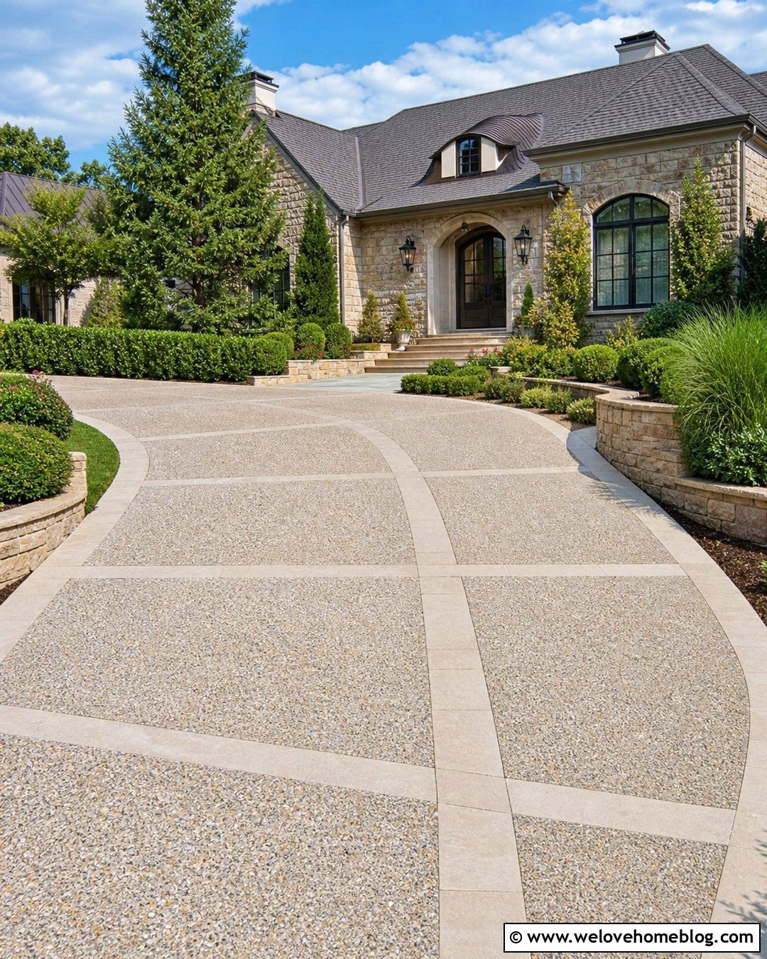 25 Elegant Driveway Ideas for Timeless Luxury and Curb Appeal