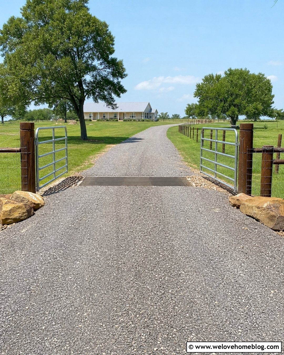 Farm Driveway Entrance With Cattle Guard - 35 driveways farm entrance ideas