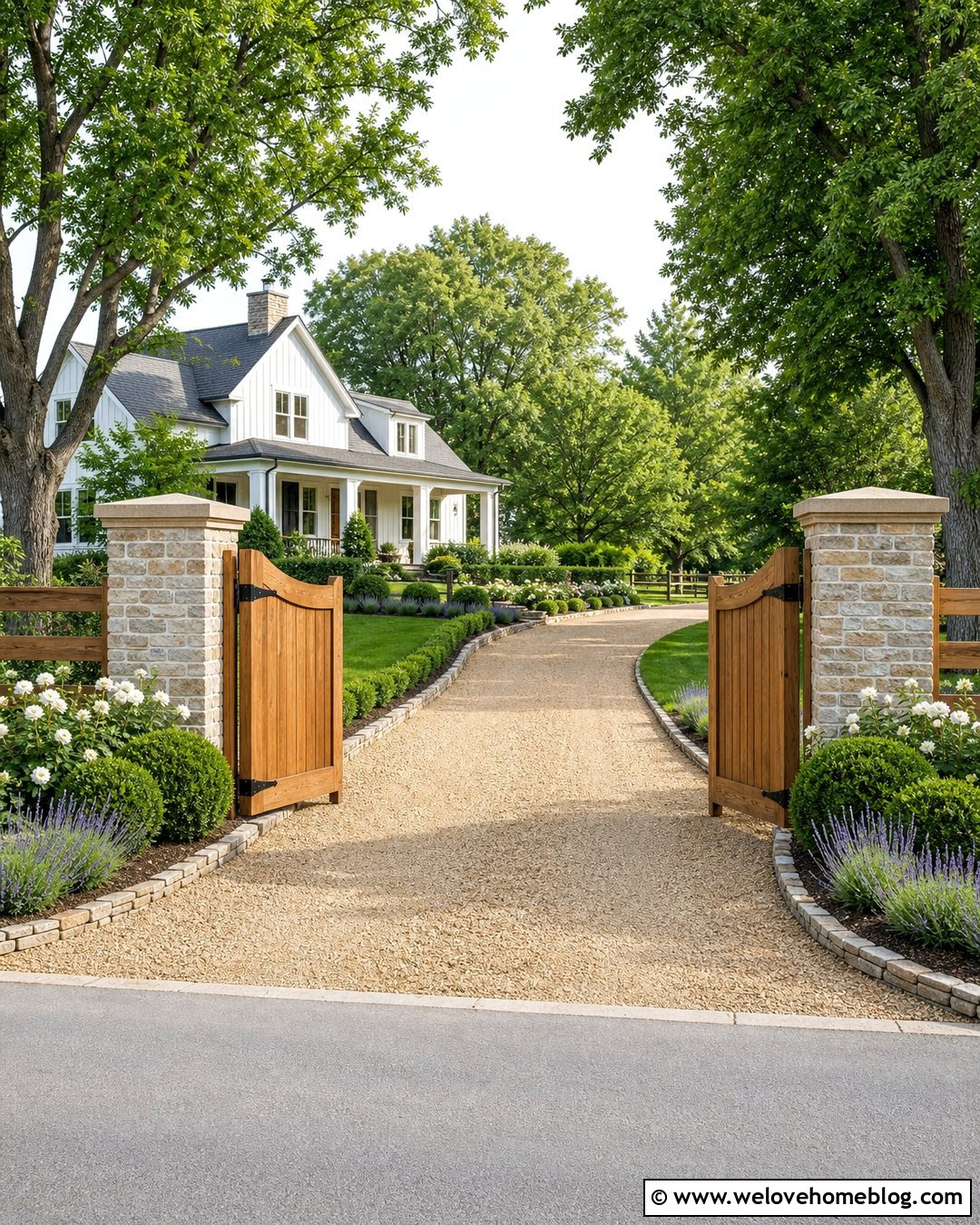20 Farm Entrances Driveways Ideas With Rustic Curb Appeal