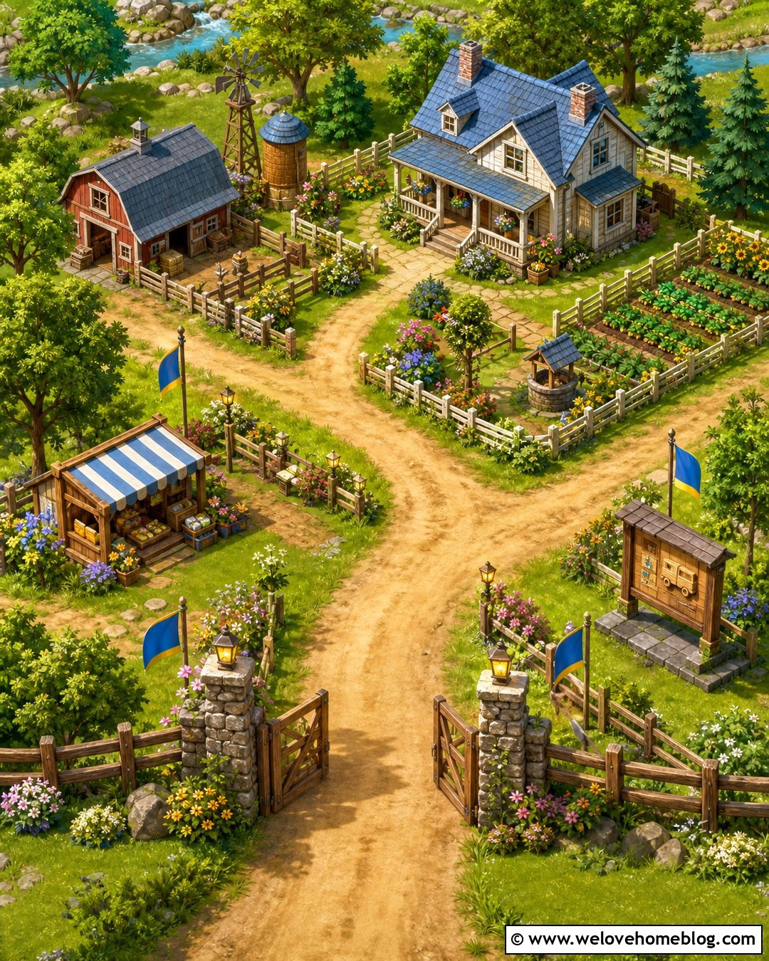 Farm Gate Hay Day Driveway - 25 Hay Day Driveway Design Ideas