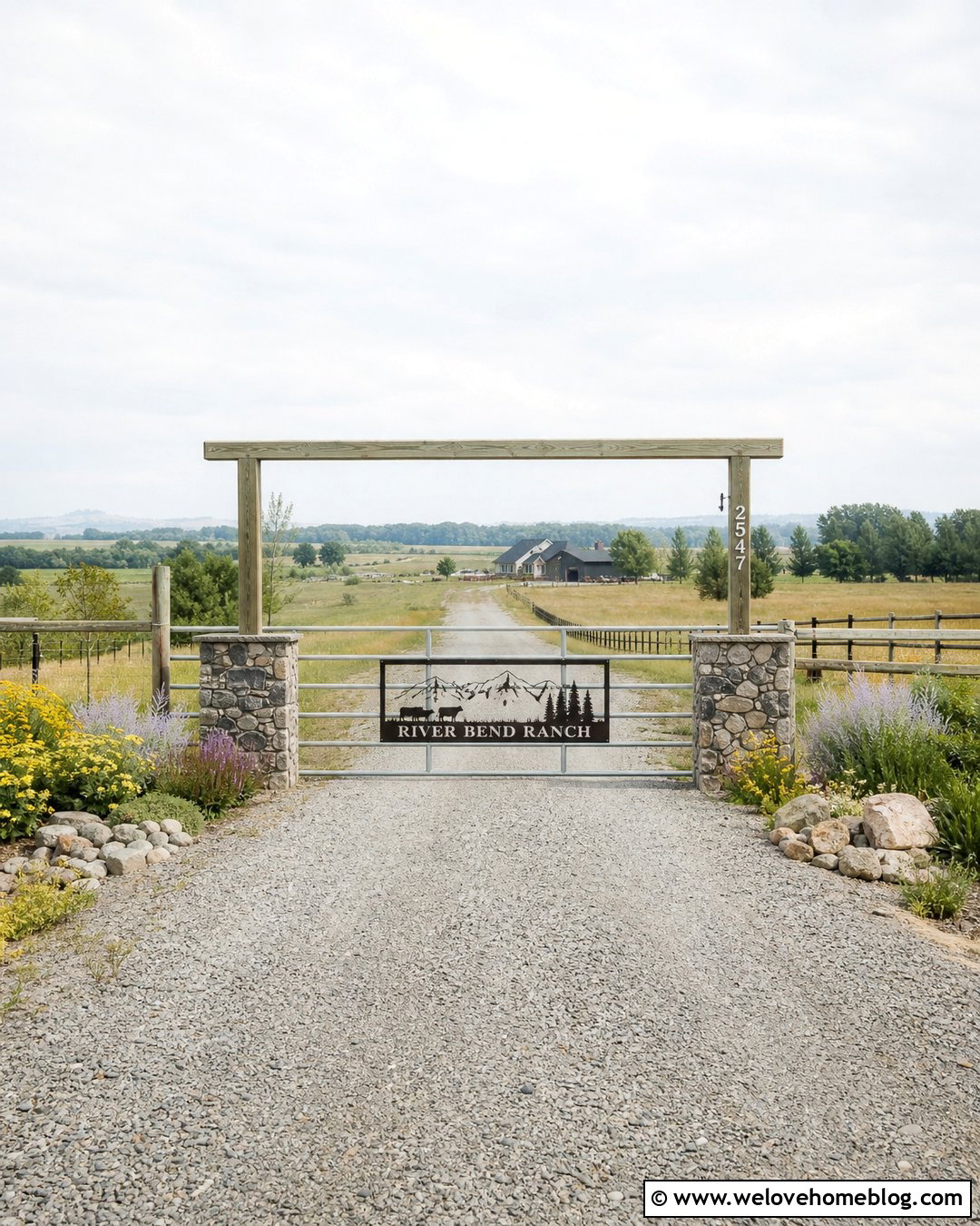 Farm Sign With Cattle Gate - 40 Farm Signs Entrance Driveways Ideas