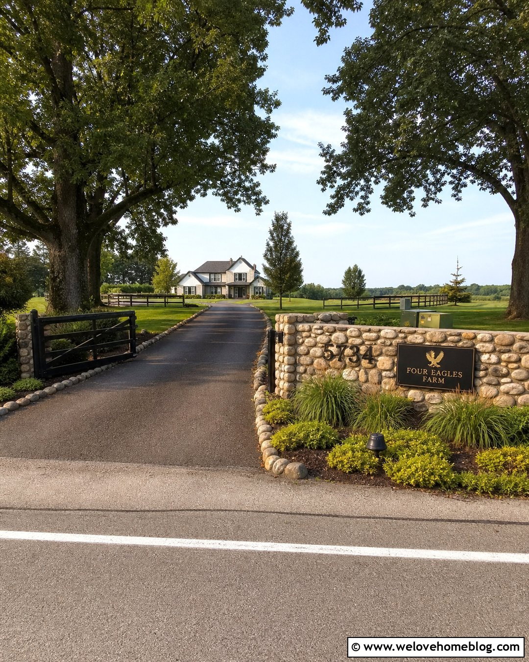 Farm Sign With Mailbox Entrance - 40 Farm Signs Entrance Driveways Ideas