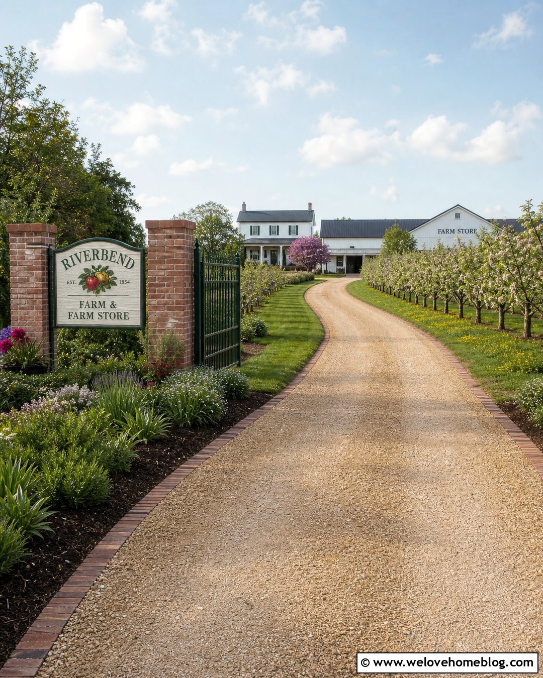 Farm Sign With Orchard Driveway - 40 Farm Signs Entrance Driveways Ideas