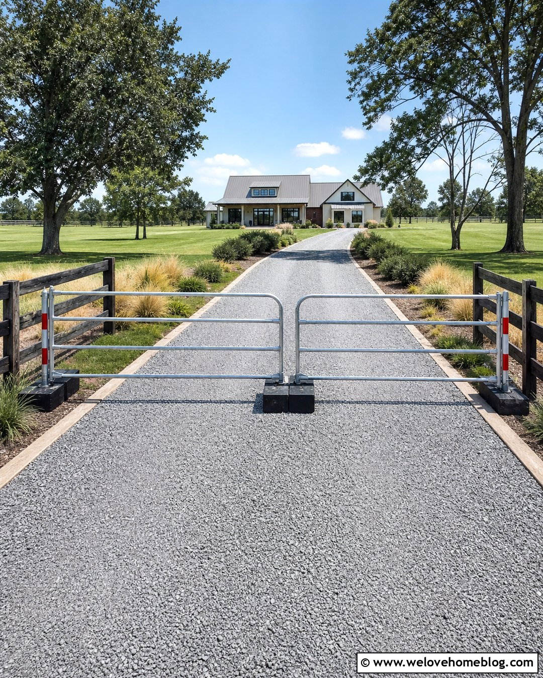 Farm Tube Portable Driveway Gate - 20 portable driveway gate ideas