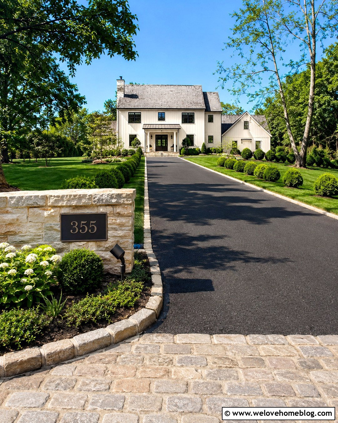 Farmhouse Address Sign With Solar Light - 20 Driveway Address Sign Farmhouse Ideas