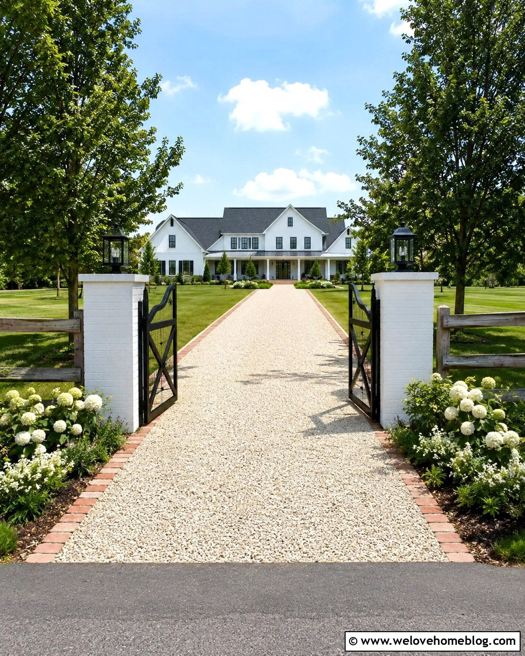Farmhouse Blackwater Driveway Gate - 20 blackwater driveway gates ideas