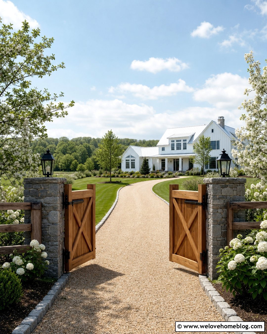 25 Luxury Driveway Entrance Ideas for a Showstopping Arrival