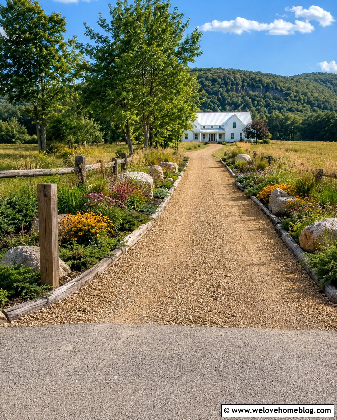 20 Rock Entrance Driveway Ideas for a Grand First Arrival