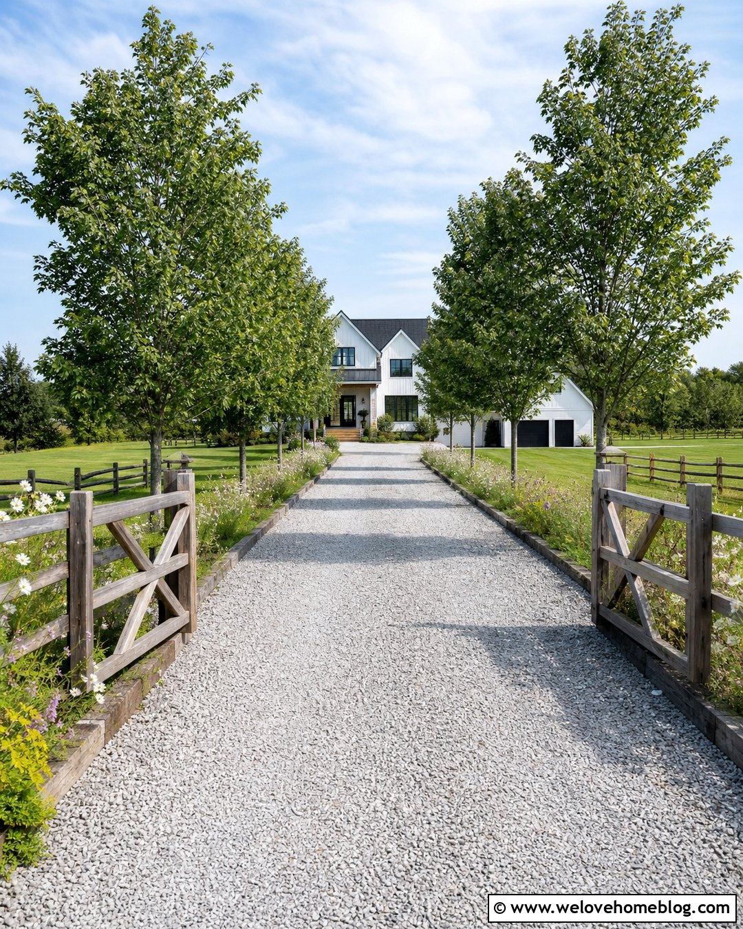 Farmhouse Gravel Driveway Icon - 20 Driveway Icon Ideas