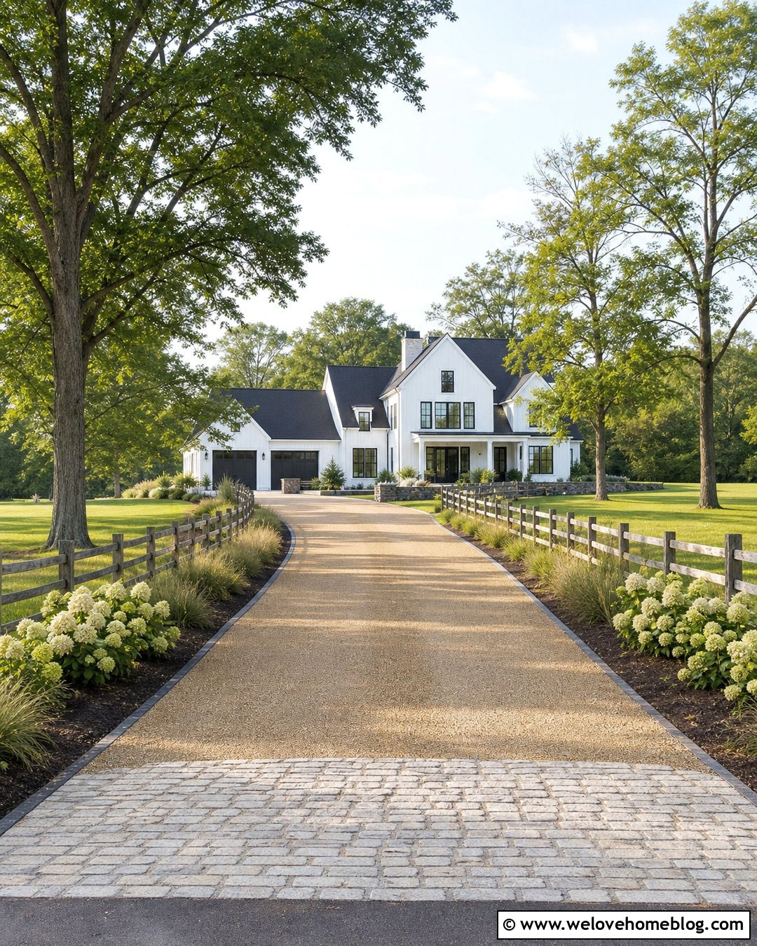 Farmhouse Gravel Driveway Widening - 40 widen driveway ideas