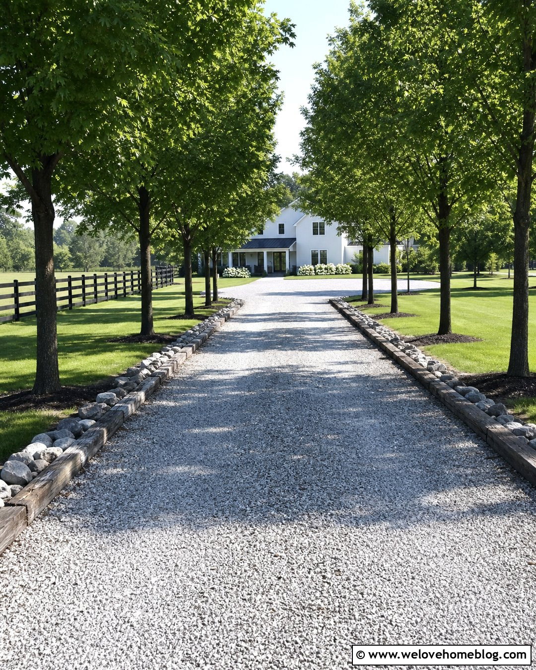25 Long Tree Lined Driveway Ideas for a Storybook Arrival