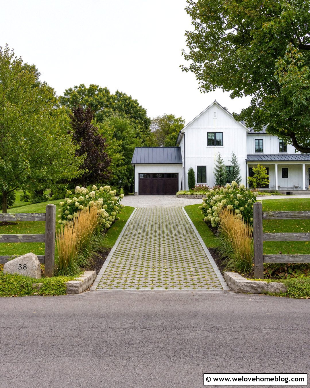 20 Turf Block Driveway Ideas for Stylish, Greener Modern Homes