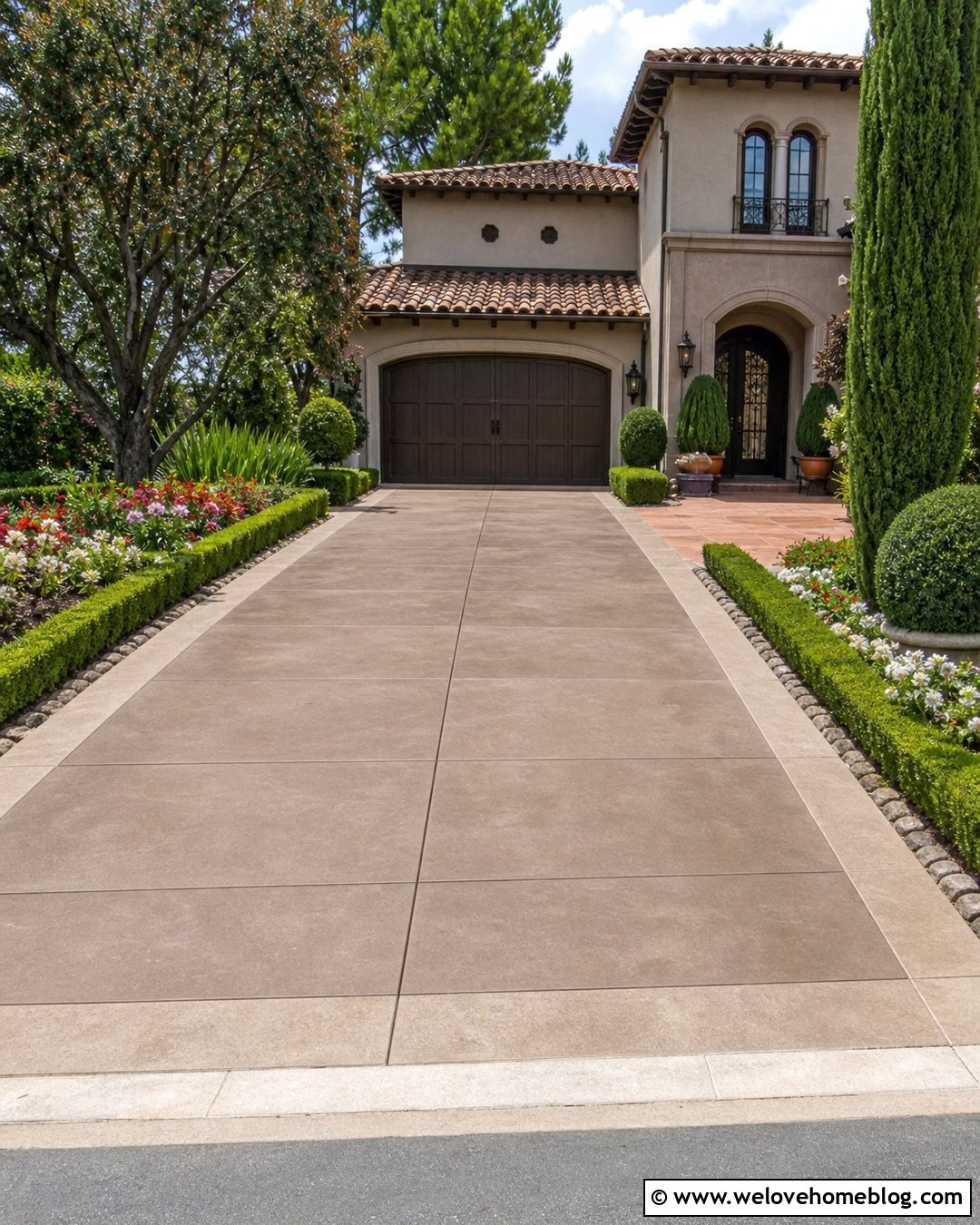 Faux Tile Concrete Driveway Resurfacing - 20 How To Resurface Concrete Driveway Ideas