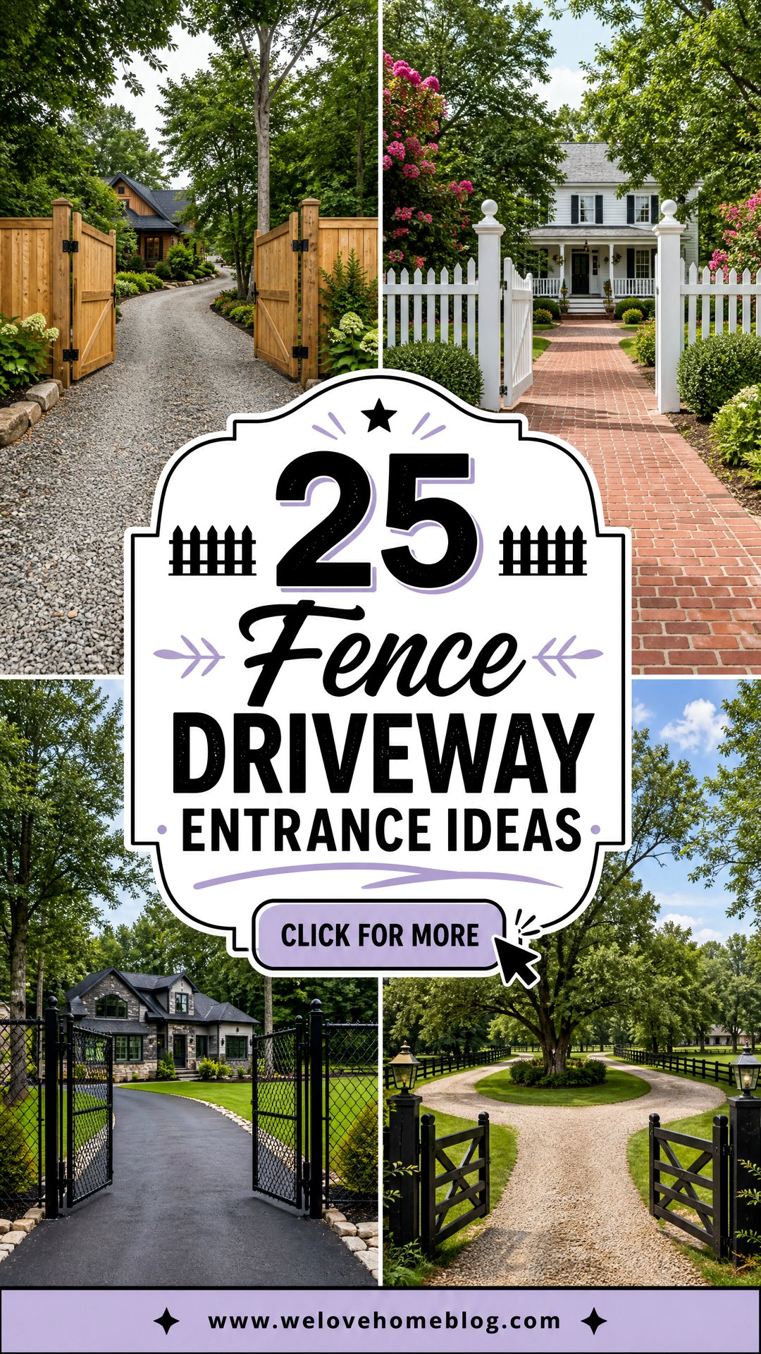25 Fence Driveway Entrance Ideas for a Secure Stylish Look - 25 Fence Driveway Entrance Ideas for a Secure, Stylish Look