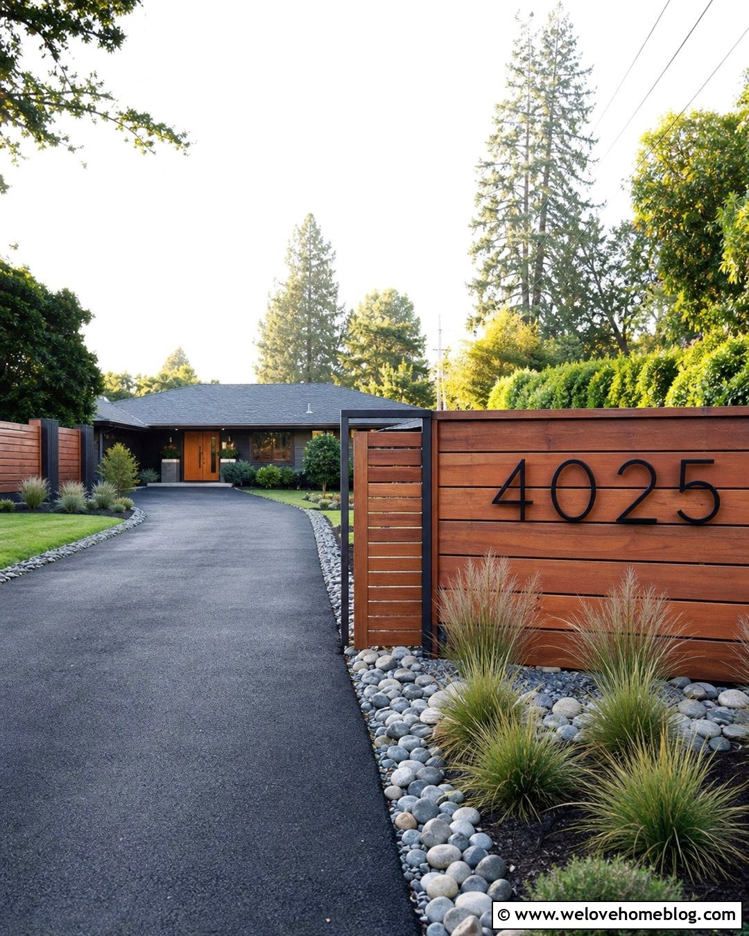 Fence Mounted Driveway Address Sign - 45 driveway address sign ideas