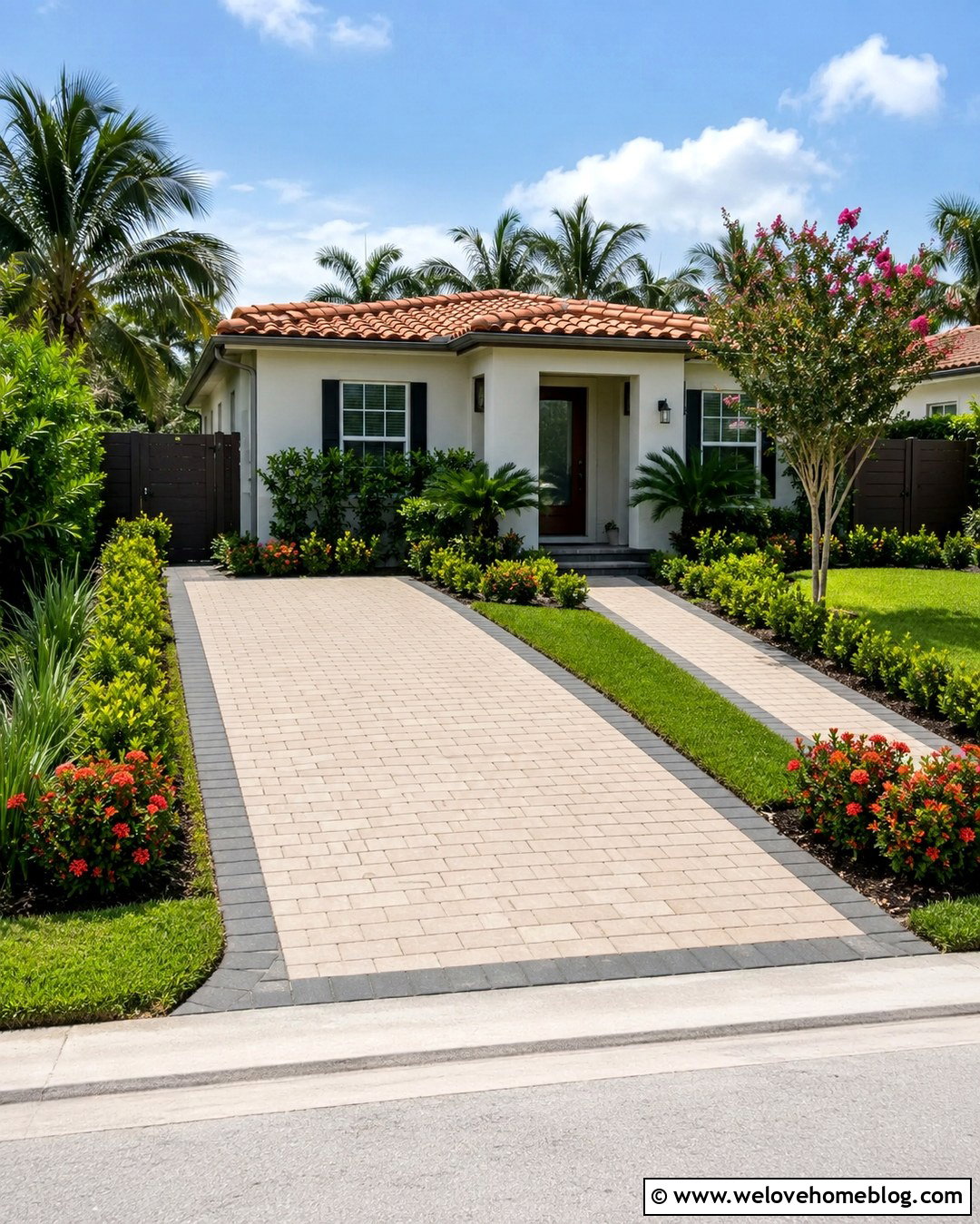 Florida Small Front Yard Driveway - 20 florida driveway ideas