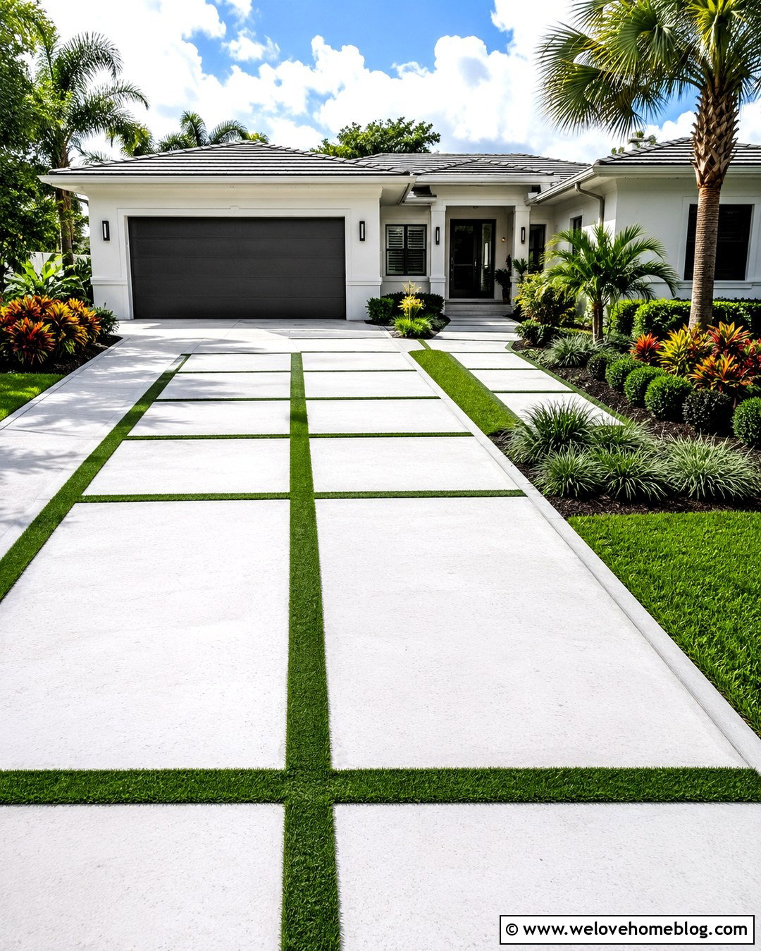 Florida Turf And Paver Driveway - 20 florida driveway ideas