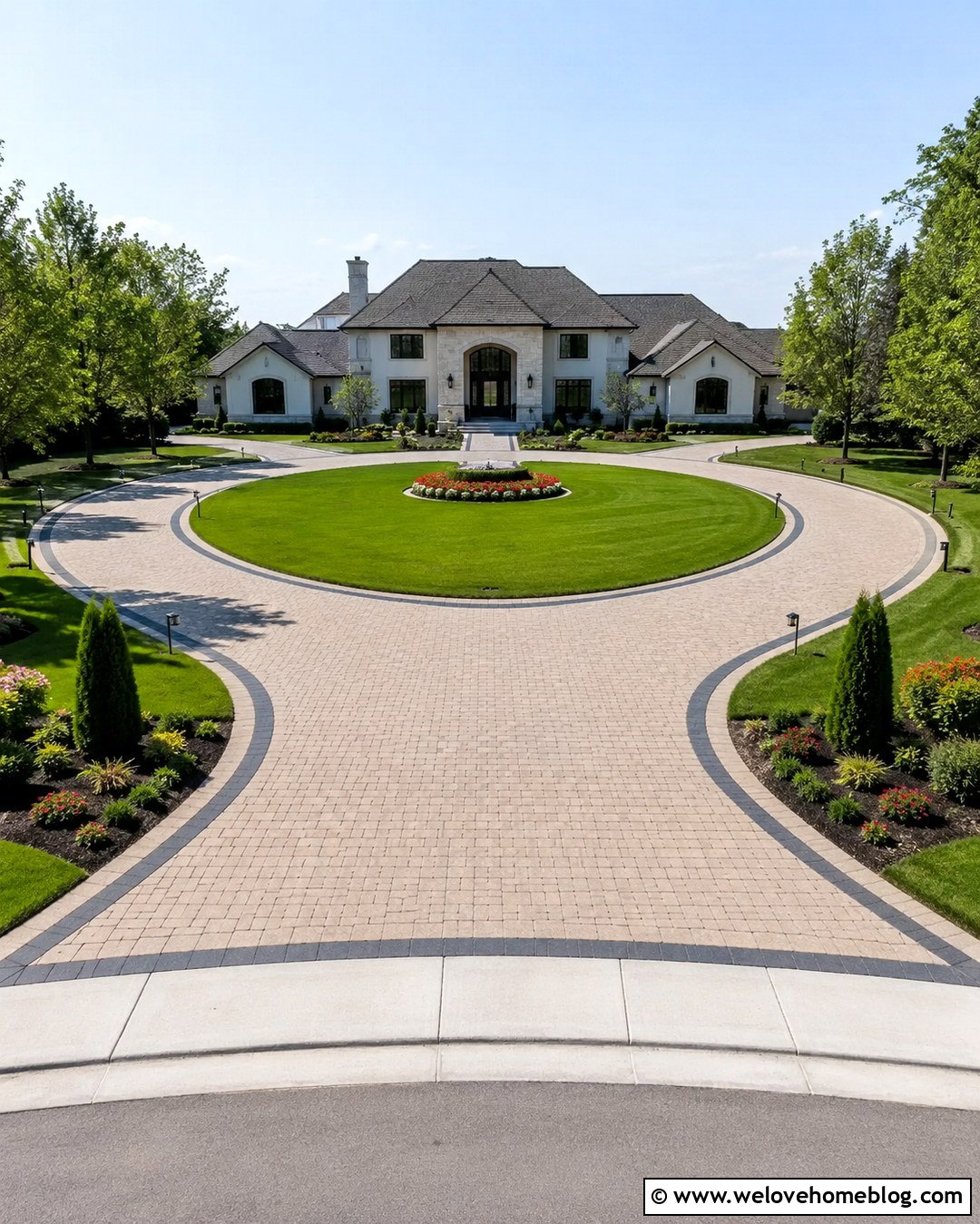 Foot Wide Semi Circle Driveway - 20 semi circle driveway dimensions ideas