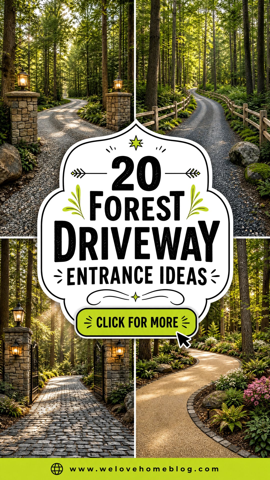 20 Forest Driveway Entrance Ideas for a Magical Wooded Welcome - 20 Forest Driveway Entrance Ideas for a Magical Wooded Welcome