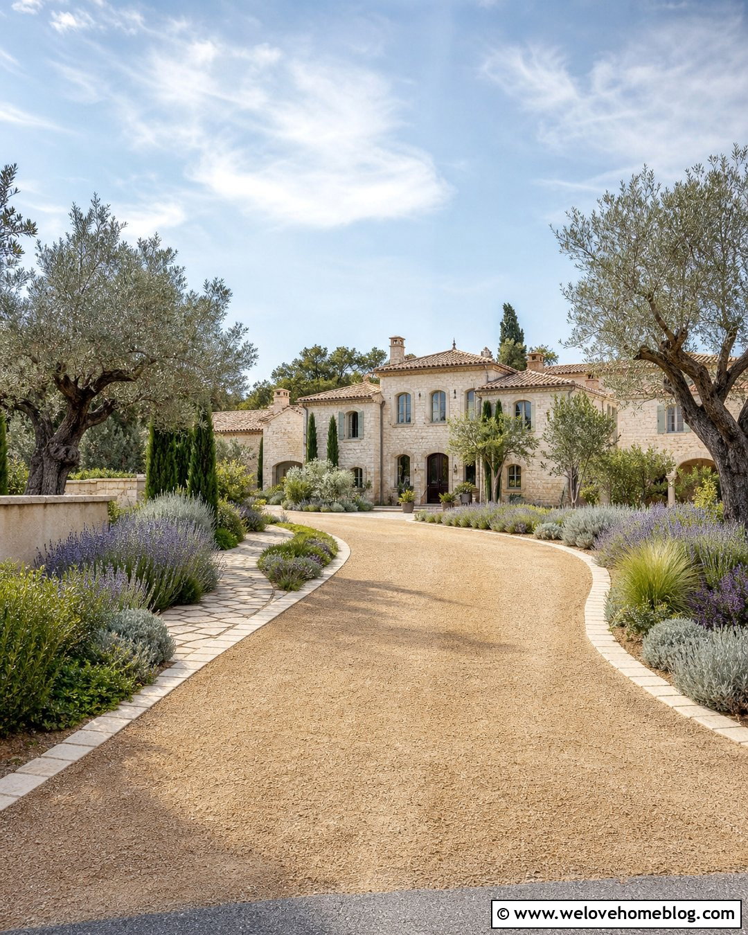 French Chateau Decomposed Granite Driveway - 20 French Chateau Driveway Ideas