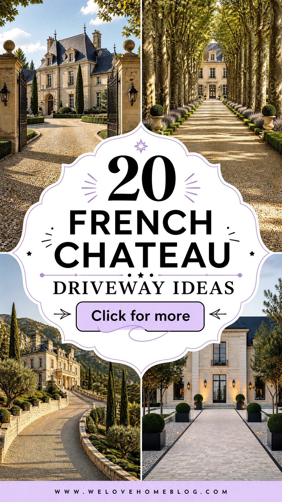 20 French Chateau Driveway Ideas for Timeless Estate Style - 20 French Chateau Driveway Ideas for Timeless Estate Style