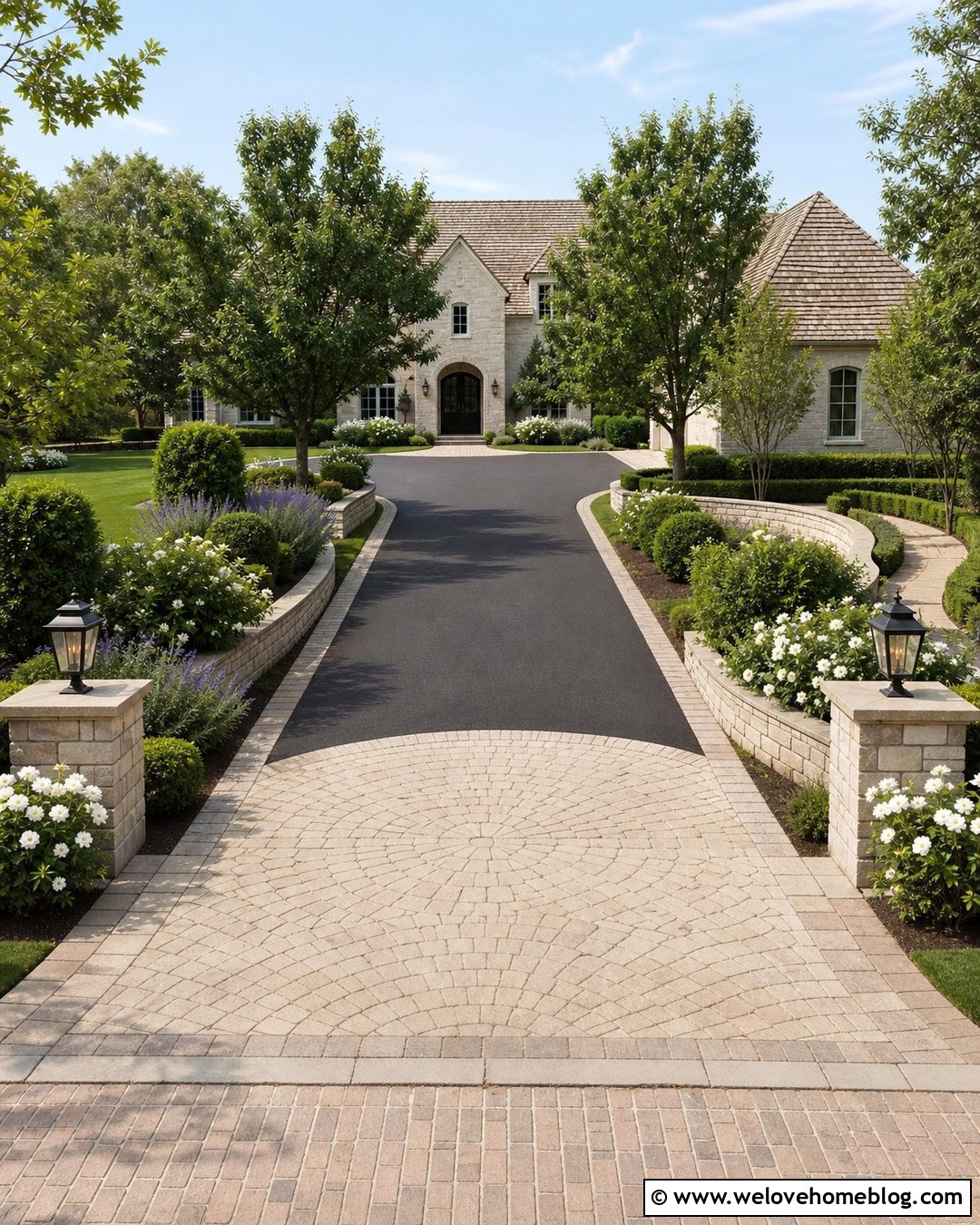 20 French Driveway Entrance Ideas for an Elegant First Look