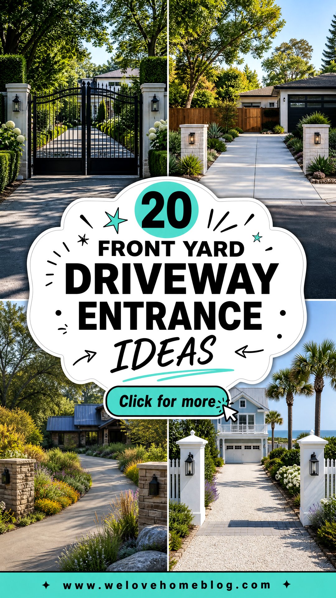 20 Front Yard Driveway Entrance Ideas for Instant Curb Appeal - 20 Front Yard Driveway Entrance Ideas for Instant Curb Appeal