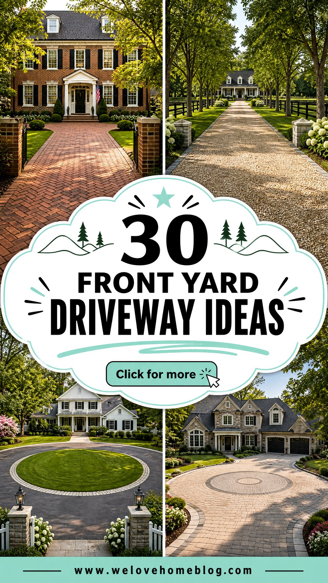 30 Front Yard Driveway Ideas for Instantly Better Curb Appeal - 30 Front Yard Driveway Ideas for Instantly Better Curb Appeal