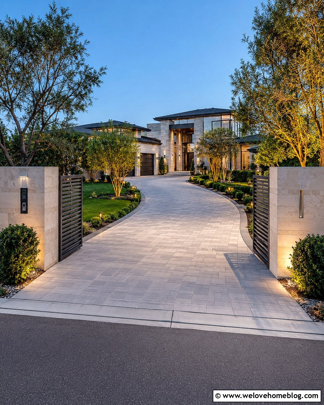 Full Driveway Automation With Smart Home Integration - 20 Driveway Automation Inspiration Ideas