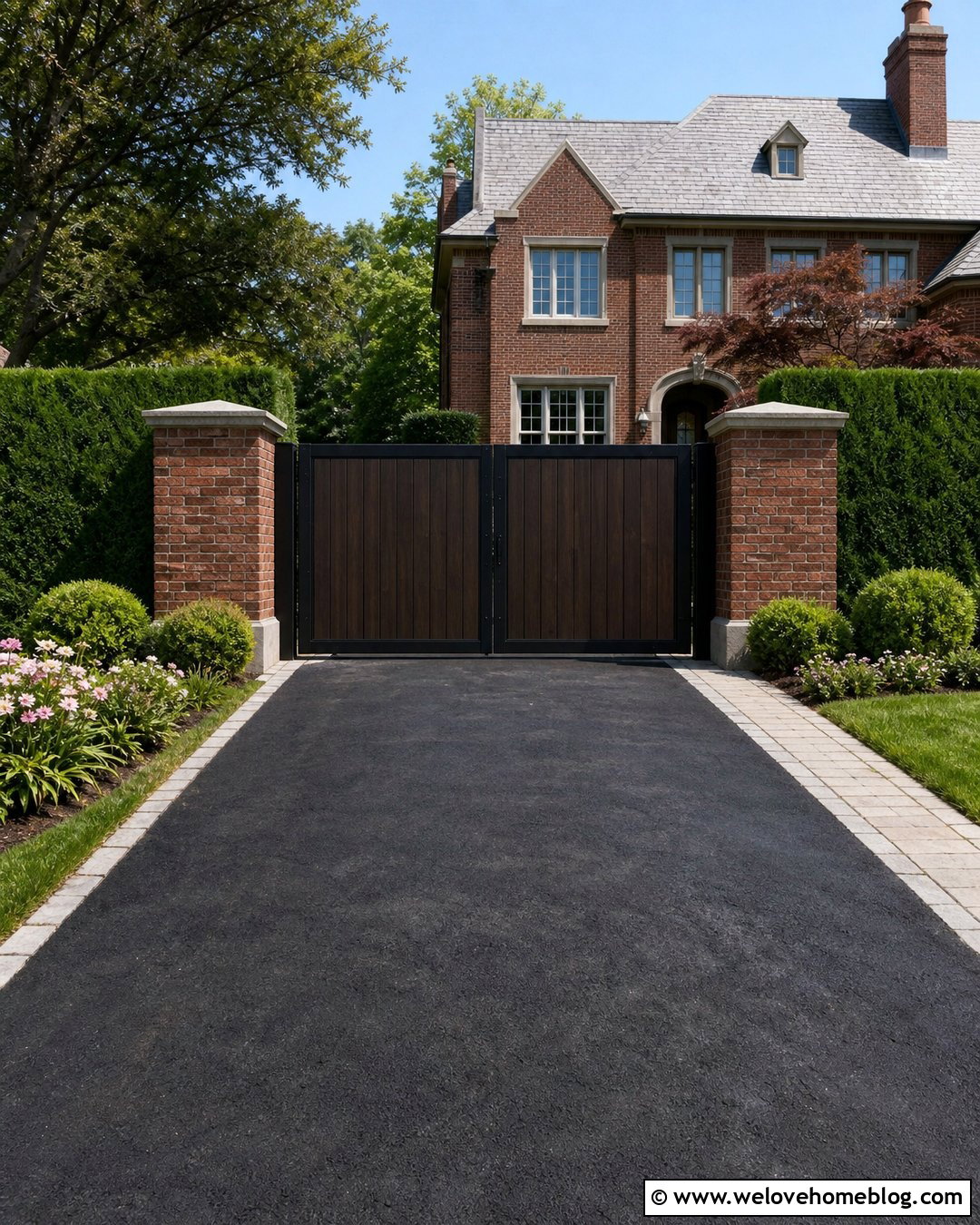 Full Privacy Composite Driveway Gate - 20 Composite Driveway Gates Ideas