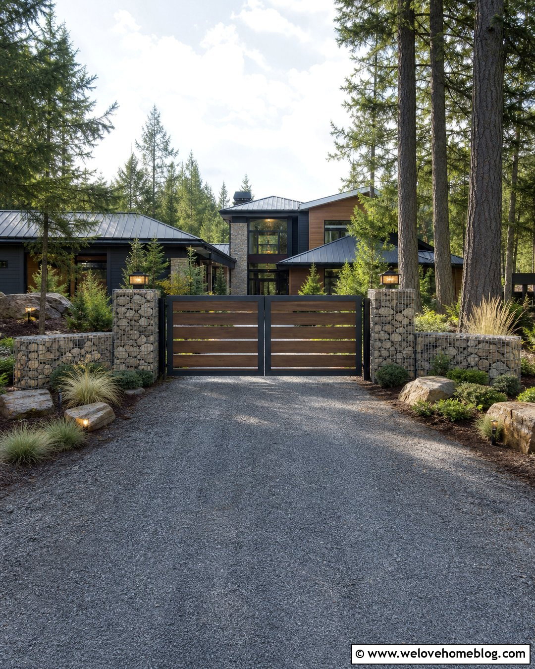 40 Unique Driveway Gates for Secure, Showstopping Entrances