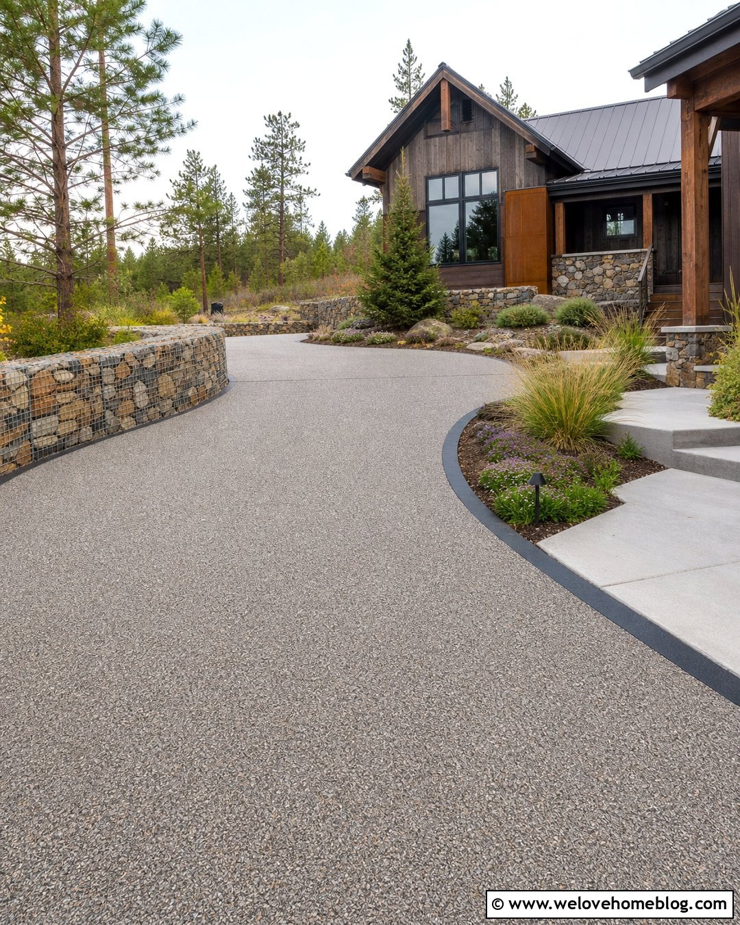 Gabion Retaining Wall At End Of Driveway - 20 Retaining Wall At End Of Driveway Ideas