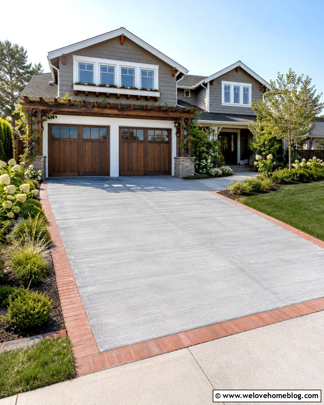 Garage Driveway Trellis - 20 Driveway Trellis Ideas