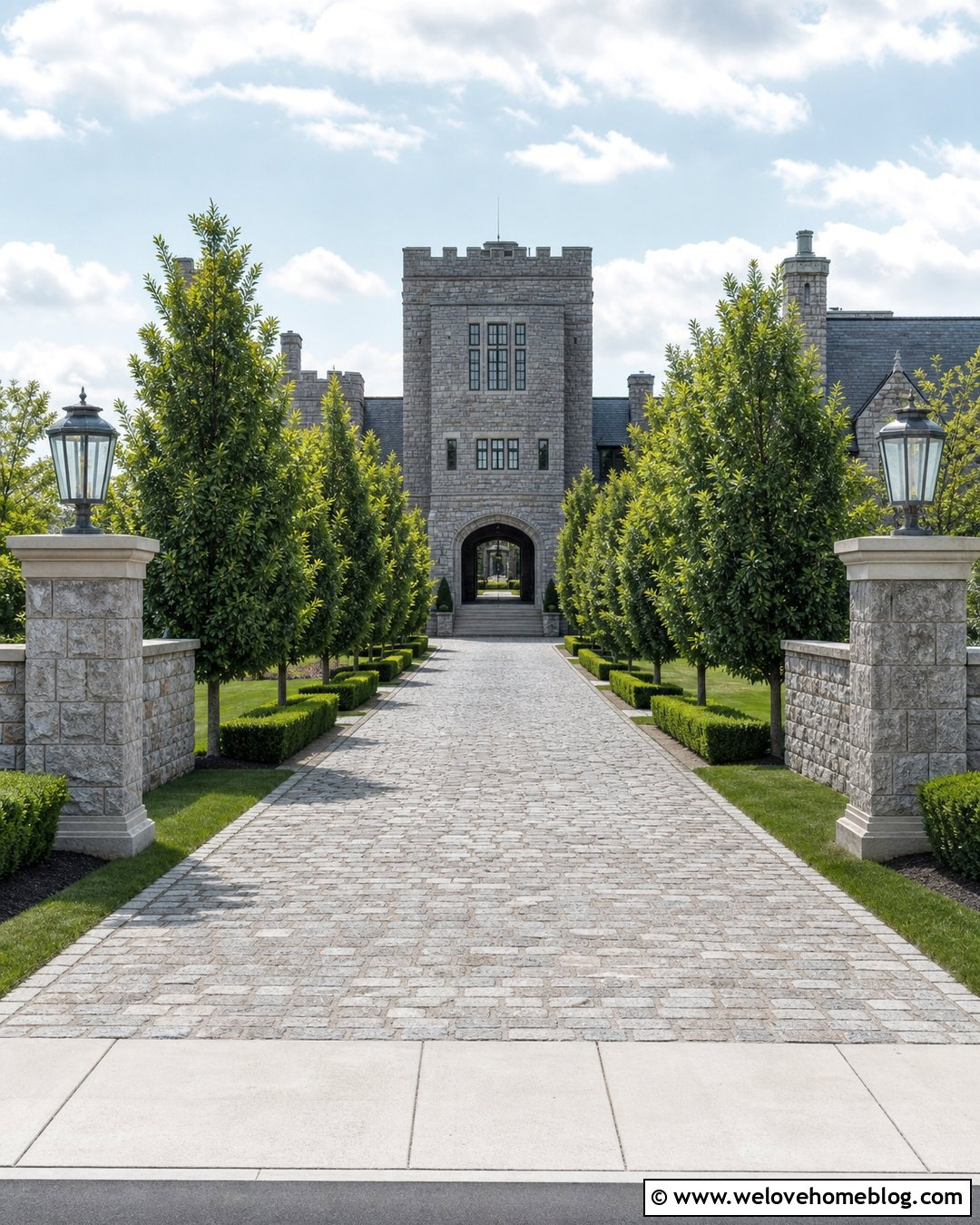 25 Castle Driveway Ideas for a Grand Storybook Entrance