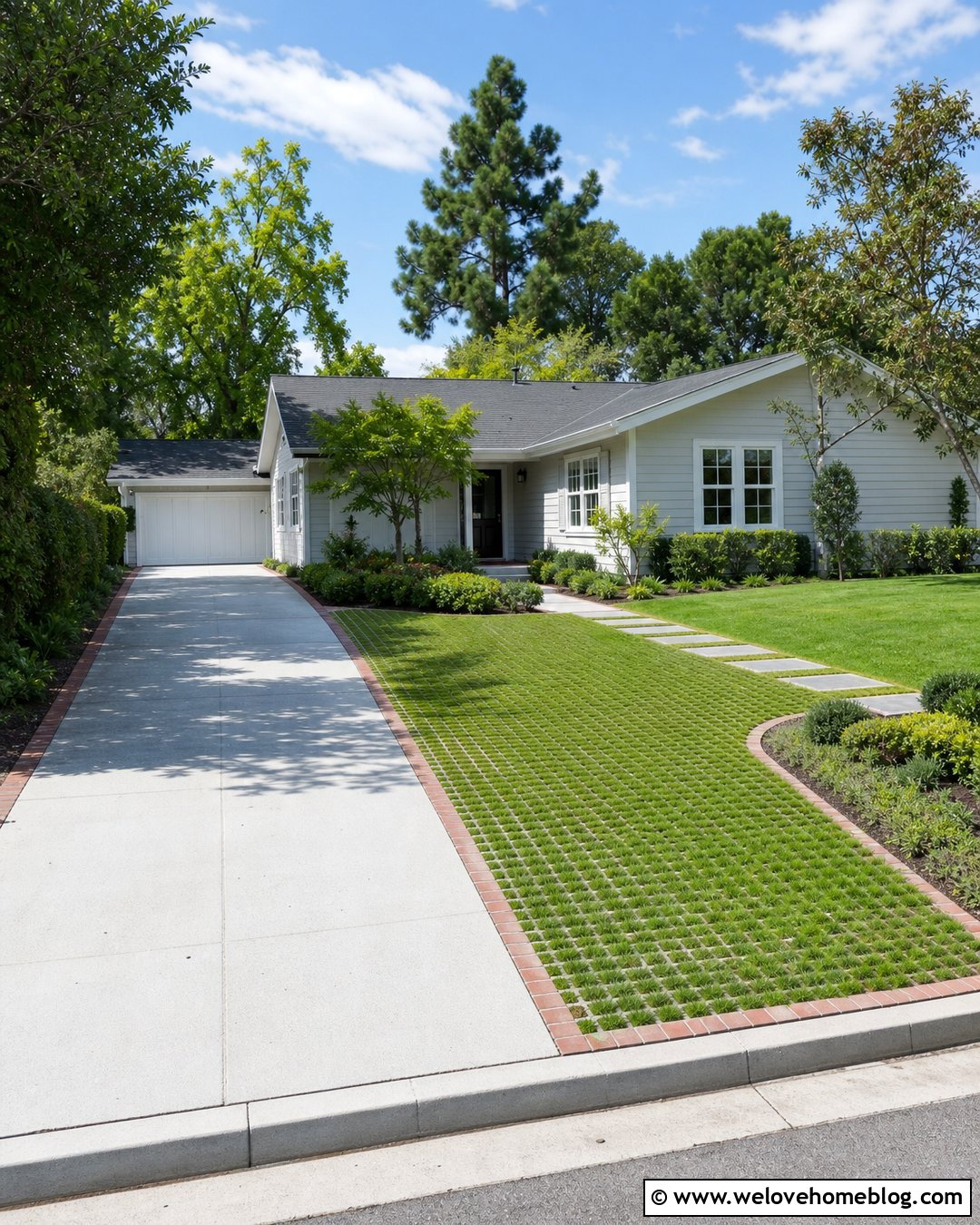 Grass Driveway Parking Pad - 35 grass driveway ideas