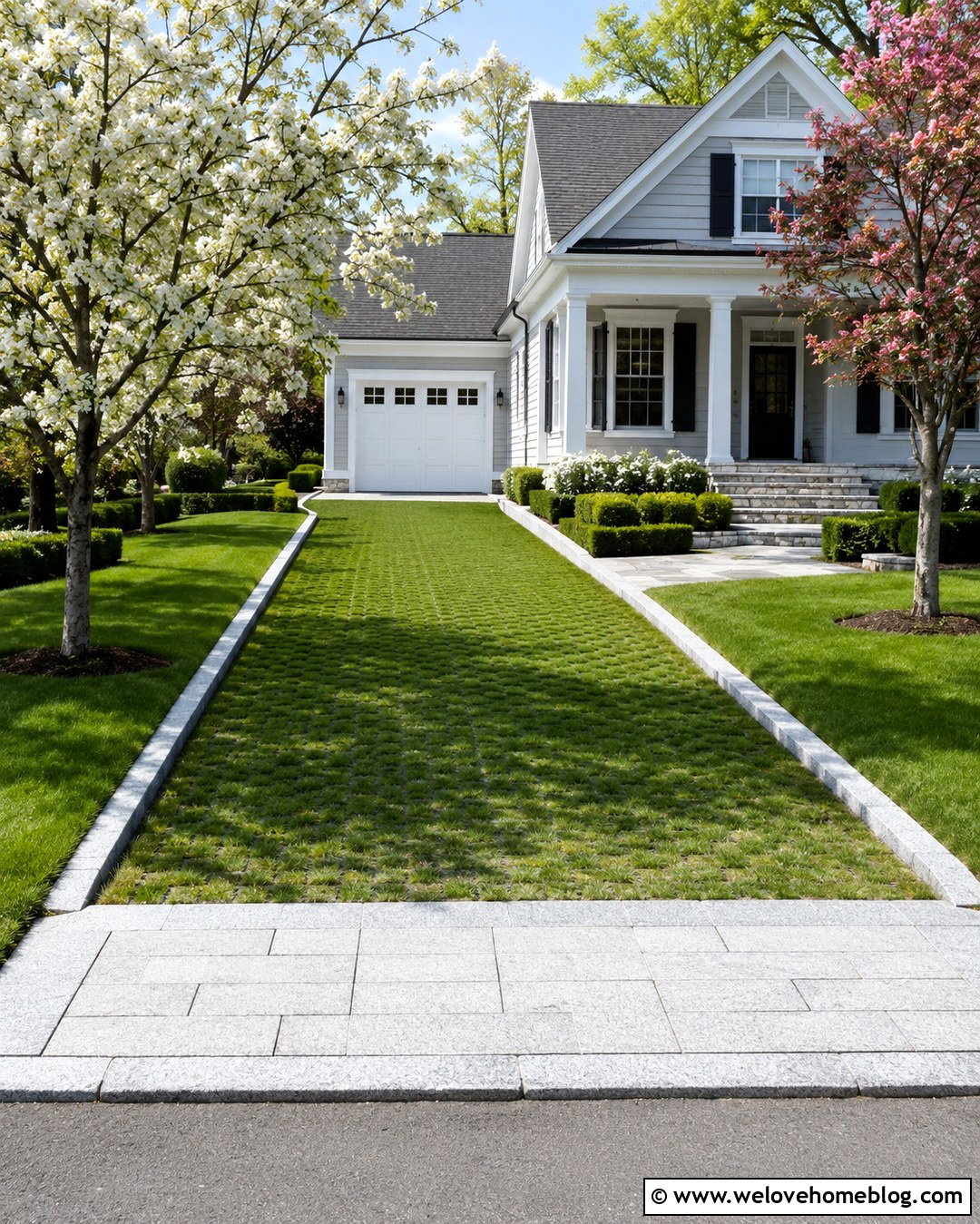 Grass Driveway With Stone Borders - 20 grass and stone driveway ideas