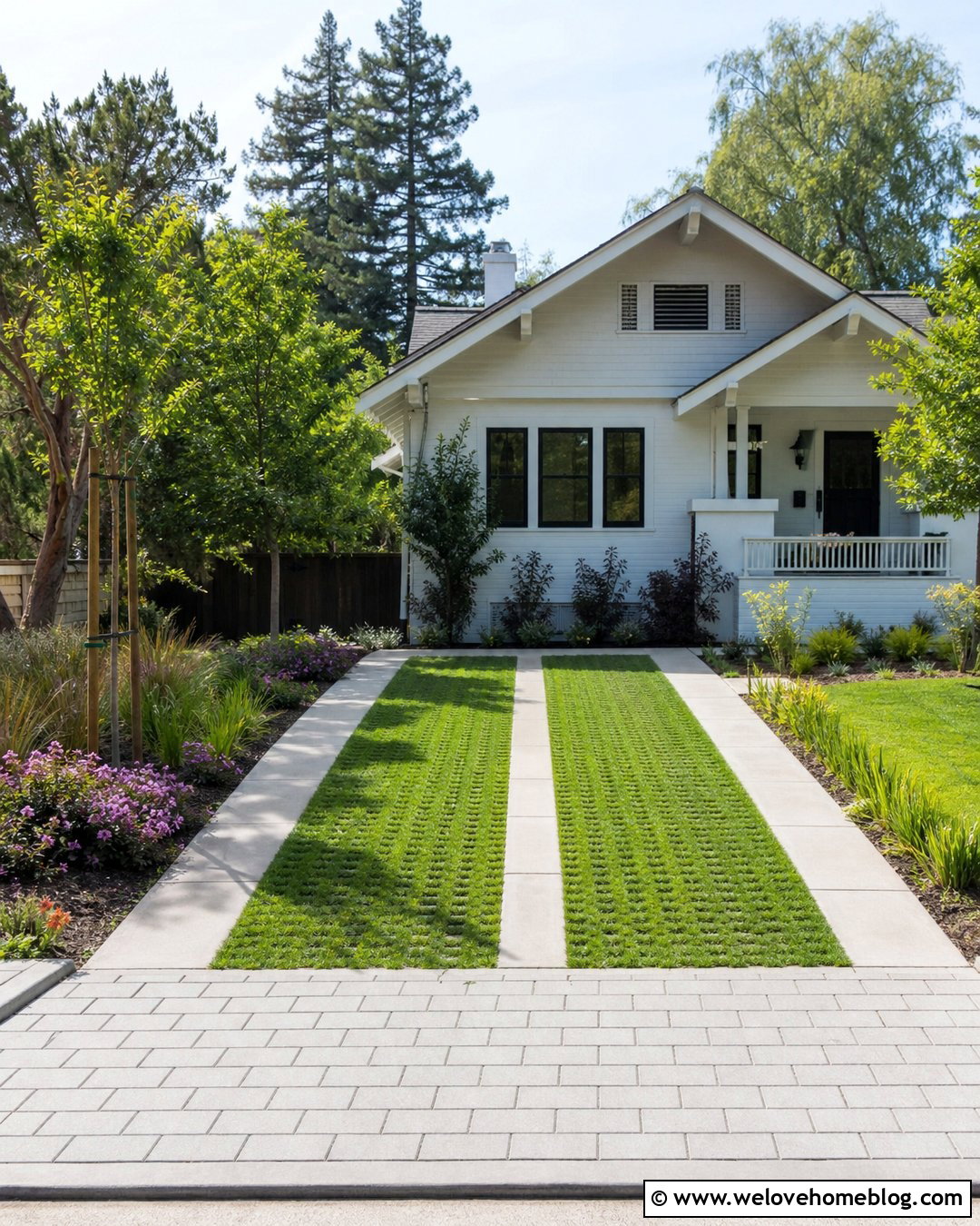 Grass Grid Driveway - 20 Eco Friendly Driveway Ideas