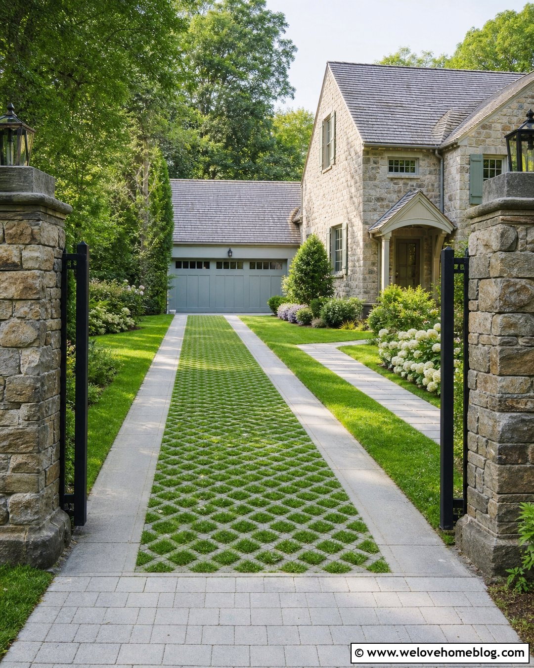Grass Grid Paver Driveway - 40 driveway pavers ideas
