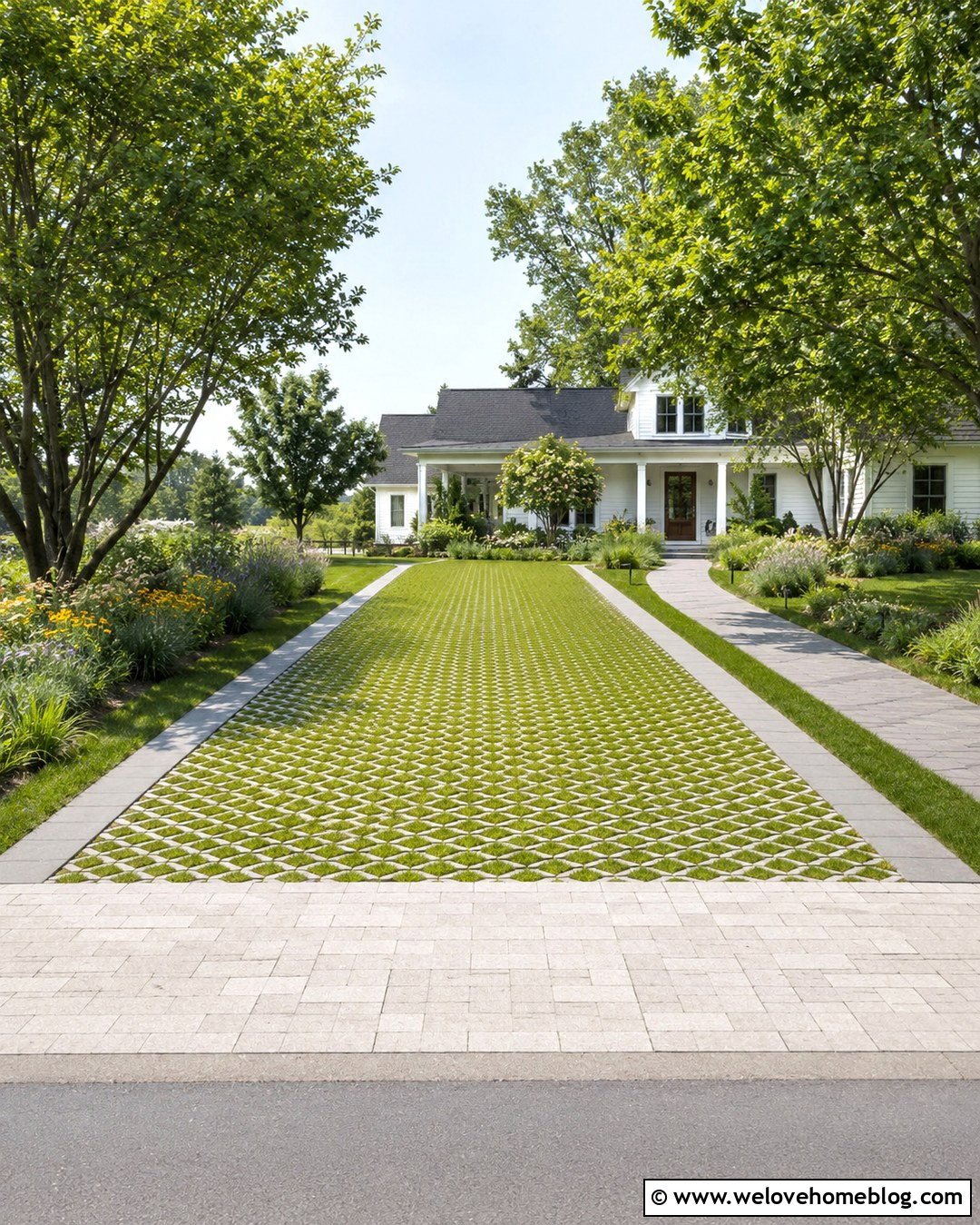 20 Paver Driveways Ideas for a Fresh, Upscale Home Entrance