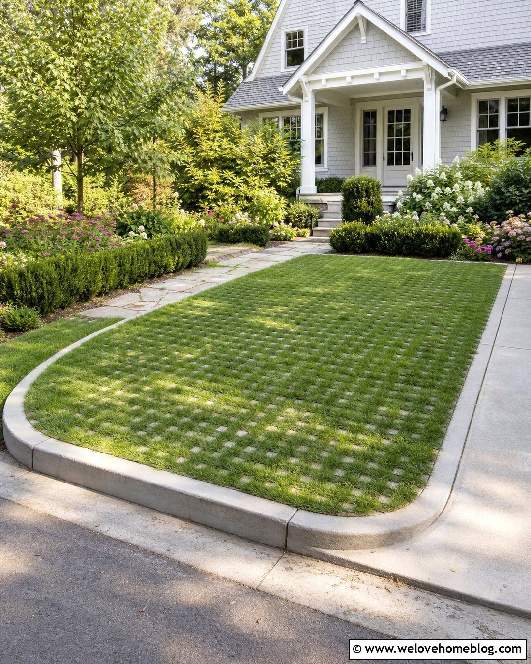Grass Paver Driveway Extension - 20 Extend Driveway Ideas
