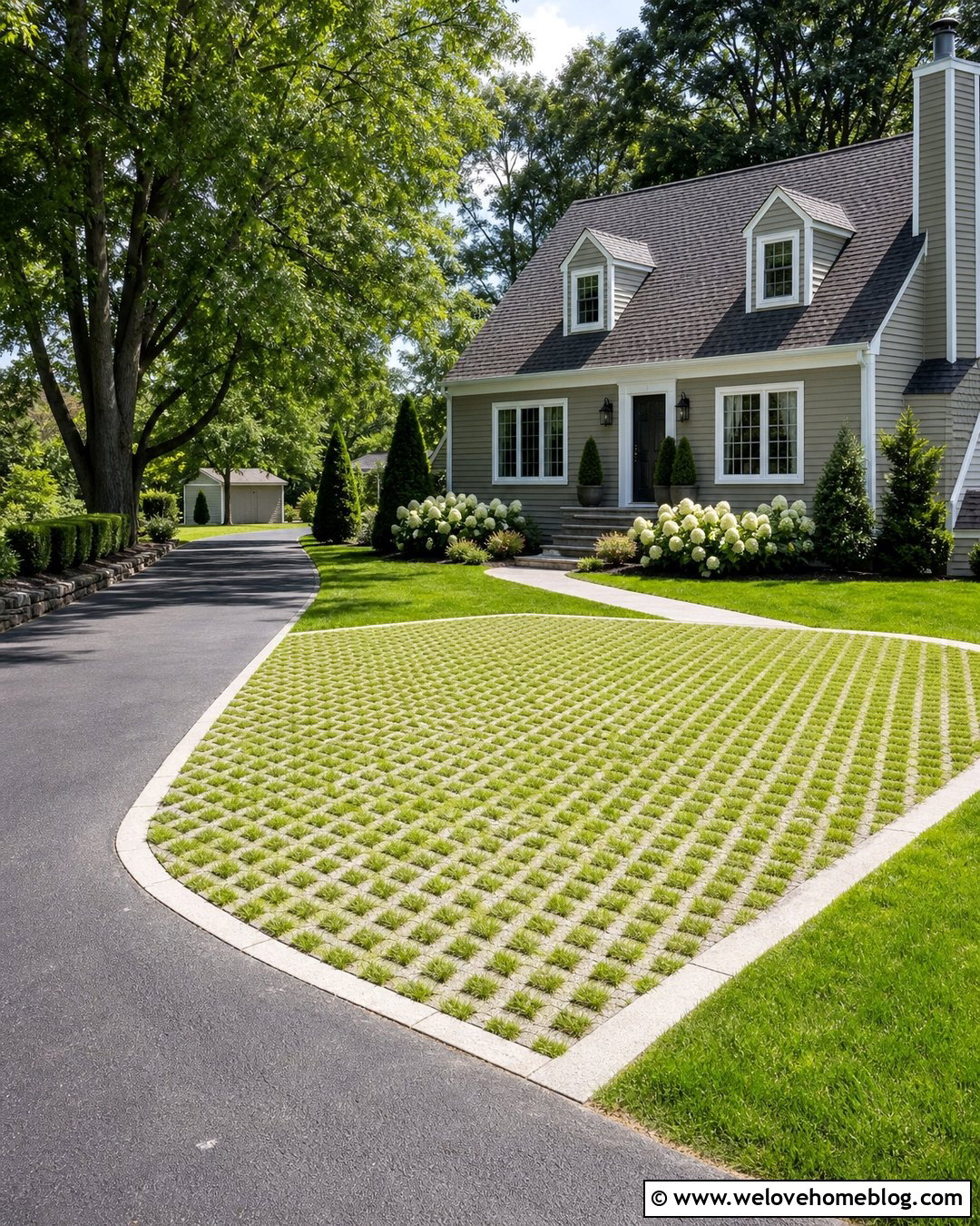 Grass Paver Driveway Parking Pad - 25 Driveway Parking Pad Ideas