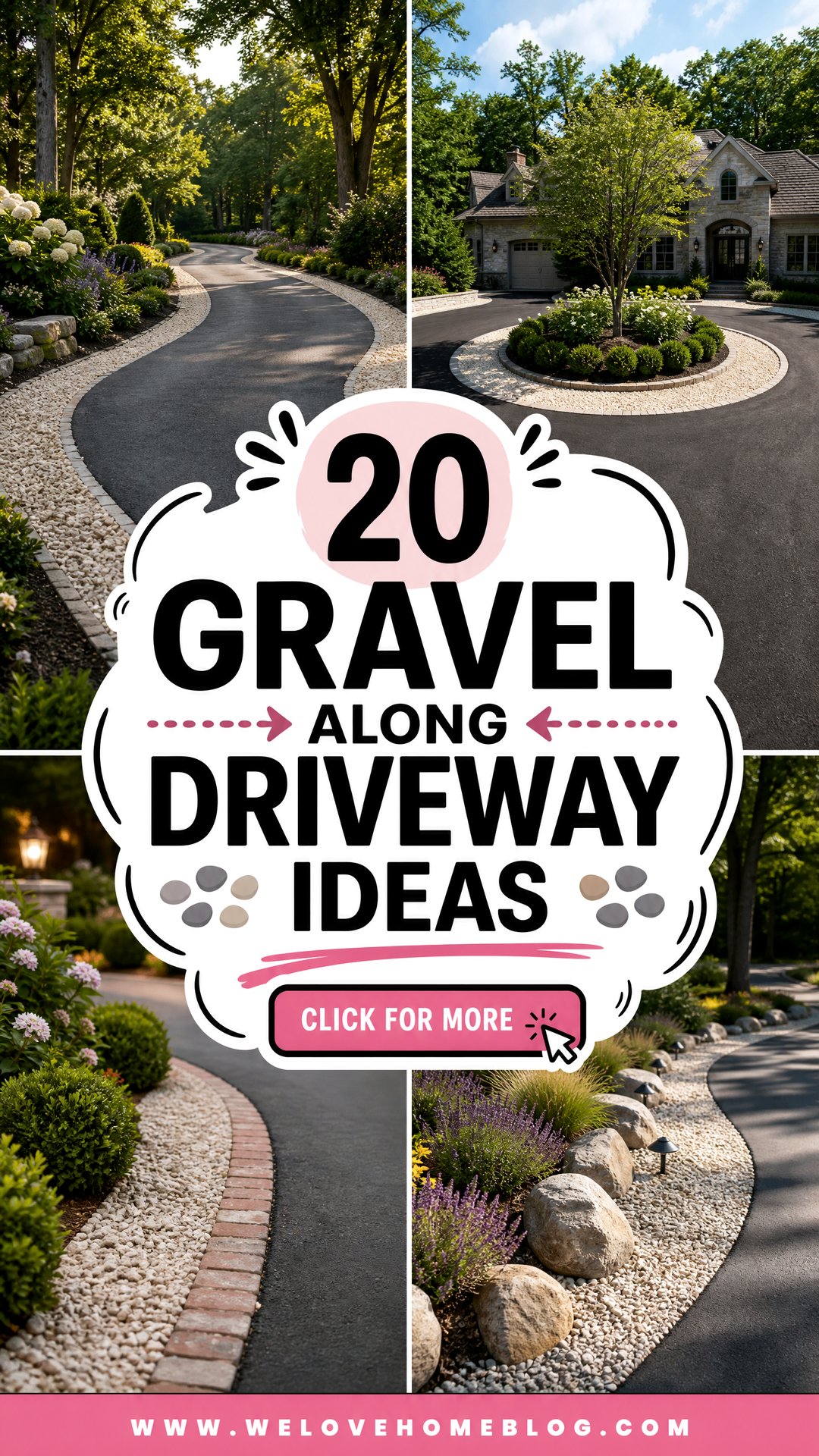 20 Gravel Along Driveway Ideas for Easy Polished Landscaping - 20 Gravel Along Driveway Ideas for Easy, Polished Landscaping