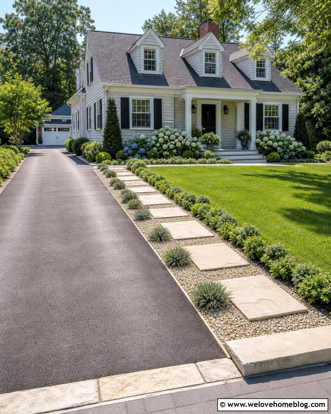 Gravel And Stepping Stones Next To Driveway - 20 gravel next to driveway ideas