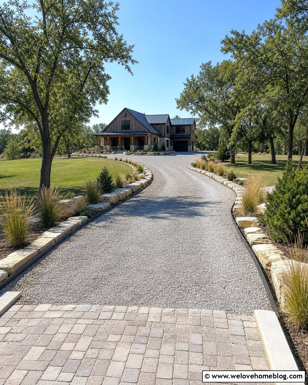 Gravel Barndominium Driveway - 20 Barndominium Driveway Ideas
