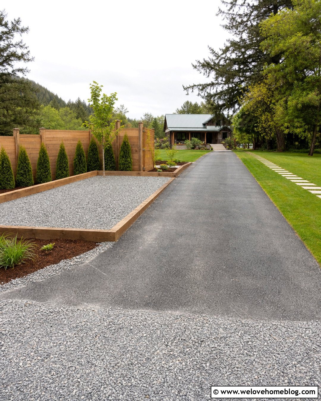 Gravel Boat And Trailer Parking Bay - 25 Driveway Extra Parking Ideas