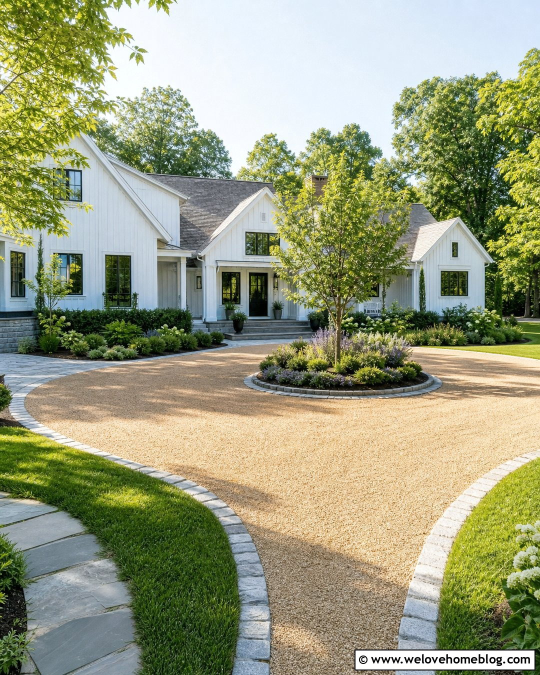 30 Circular Driveway Design Ideas for an Elegant Arrival